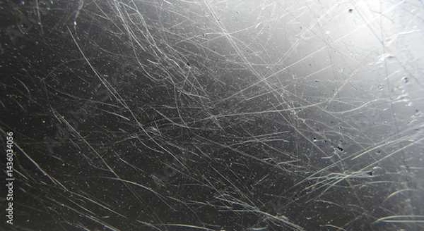 Obraz Distressed Metal Surface With Scratches Creating Unique Patterns And Textures