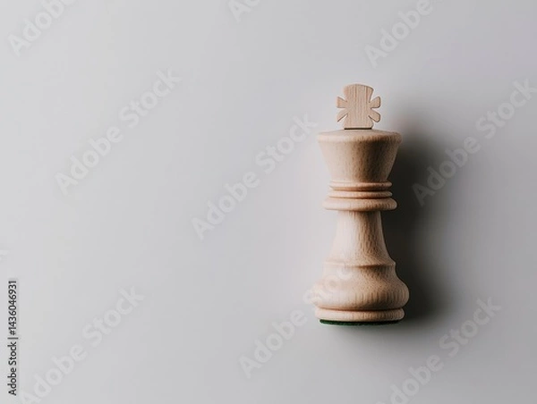Obraz chess pieces on a chessboard