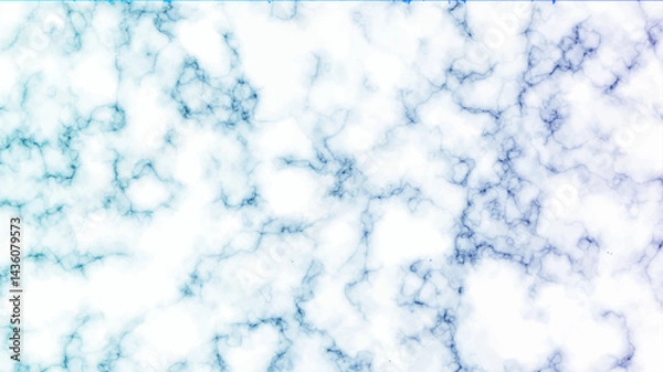 Fototapeta Chic white and blush-pink Carrara marble texture with elegant grey veining. A glossy Calacatta-inspired surface featuring soft, flowing streaks—perfect for modern luxury design, digital backgrounds, o