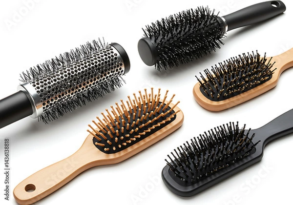 Fototapeta Best Hair Brushes for Every Hair Type: A Complete Guide