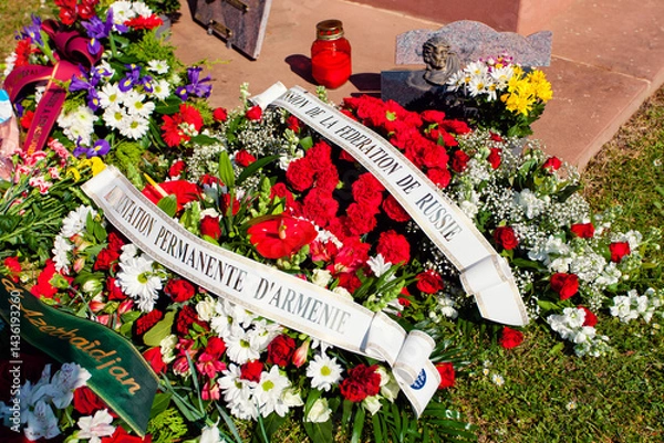 Obraz Russian fallen heroes memorial, cemetery in France, Strasbourg