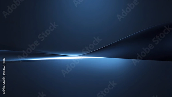 Fototapeta Smooth Shadows Calm Digital Aesthetic for Productive Spaces