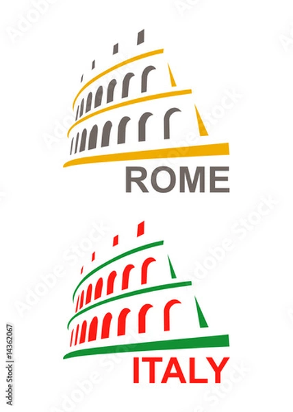 Obraz Italy and Rome