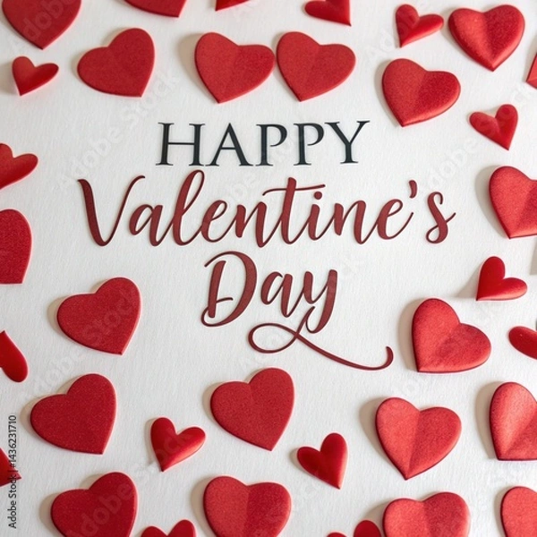 Obraz valentines day background