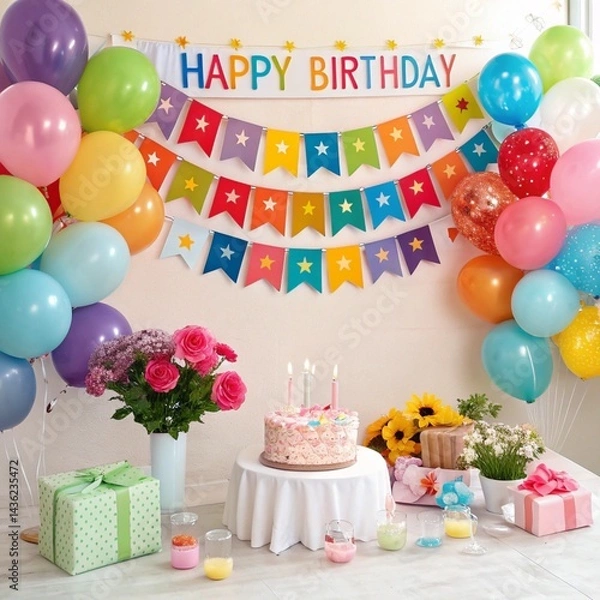 Obraz valentines day background