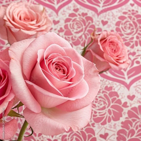 Obraz valentines day background