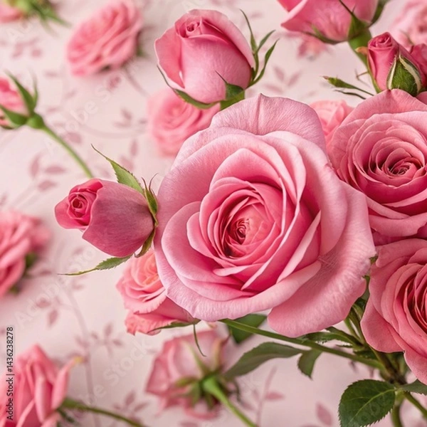 Obraz valentines day background