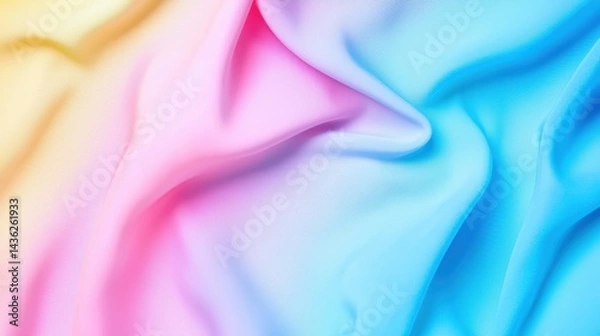 Obraz Soft Fabric in Shades of Pink and Blue with Smooth Texture Background