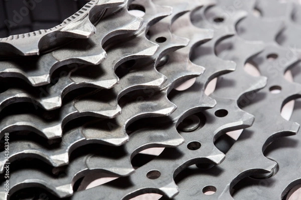 Obraz titanium bicycle cassette
