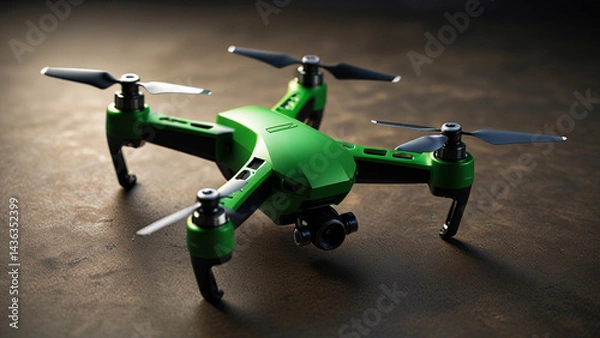 Fototapeta Green Tech & Drones