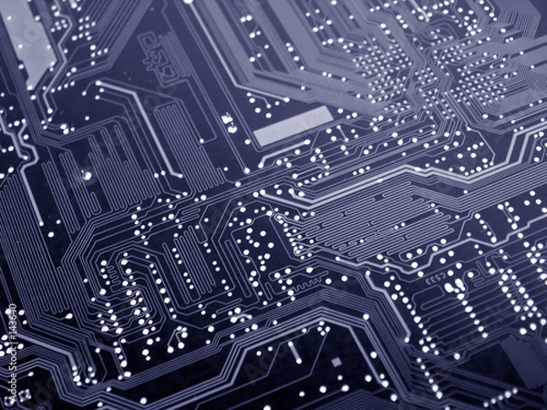 Fototapeta computer mainboard