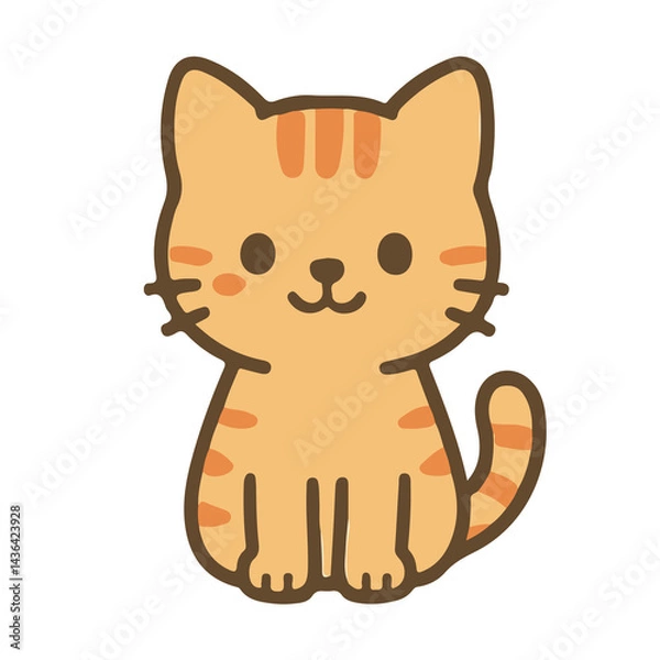 Obraz Cute Cat Graphics
