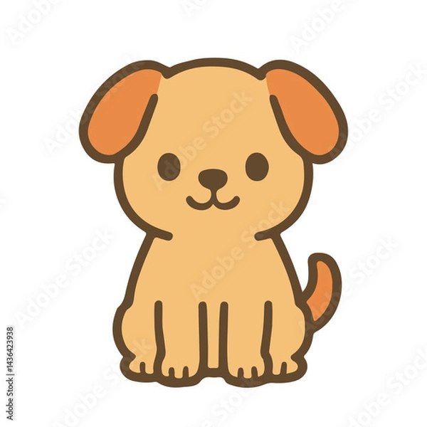 Obraz Cute Dog Graphics