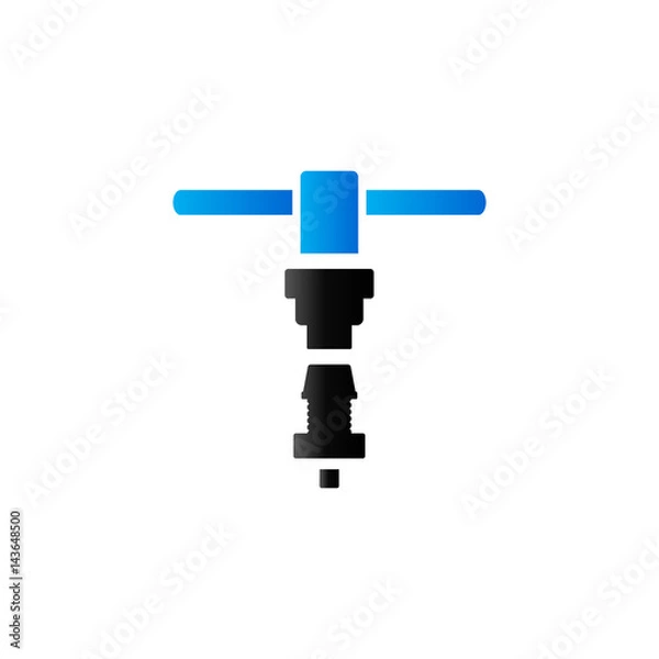 Fototapeta Duo Tone Icon - Bicycle tool