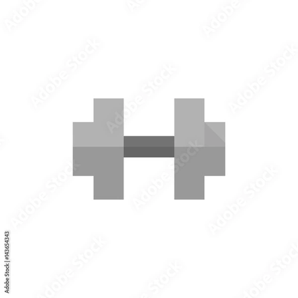 Fototapeta Flat icon - Dumbbell