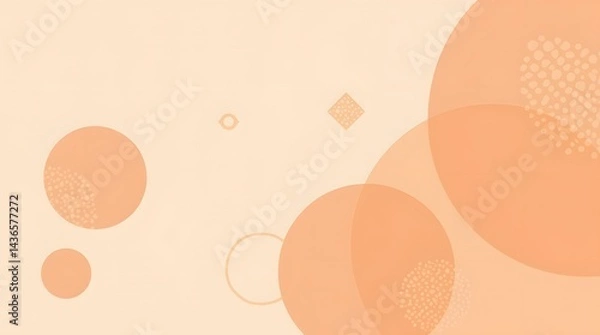 Obraz Abstract geometric pattern in soft pastel colors. Modern, minimalist design ideal for backgrounds, textiles, and digital art. 198 characters