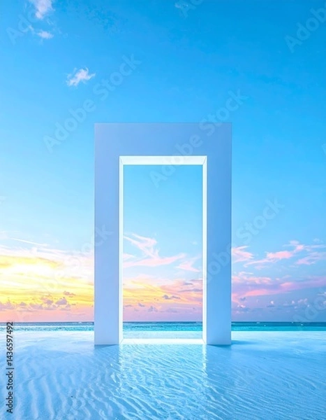 Obraz Archway to Sunset Horizon