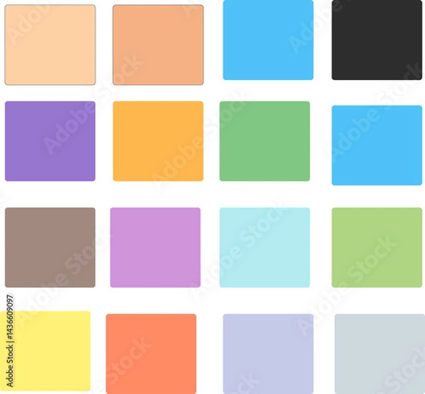 Fototapeta harmonious color scheme