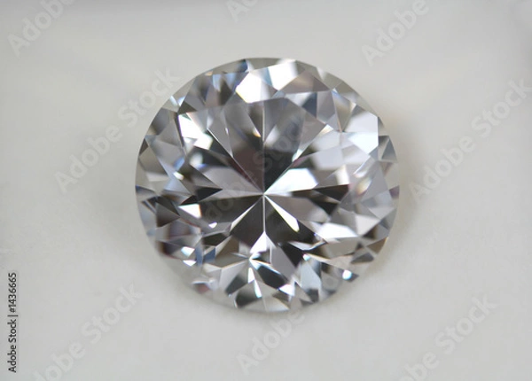 Fototapeta white diamond