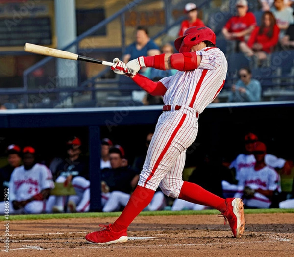 Obraz baseball wild swing