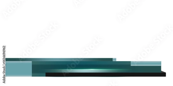 Obraz Designer Lower third Design on a Transparent Background	