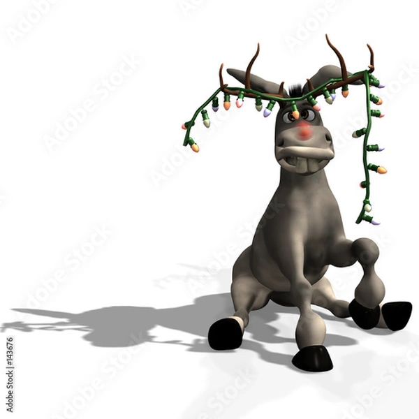 Obraz christmas donkey