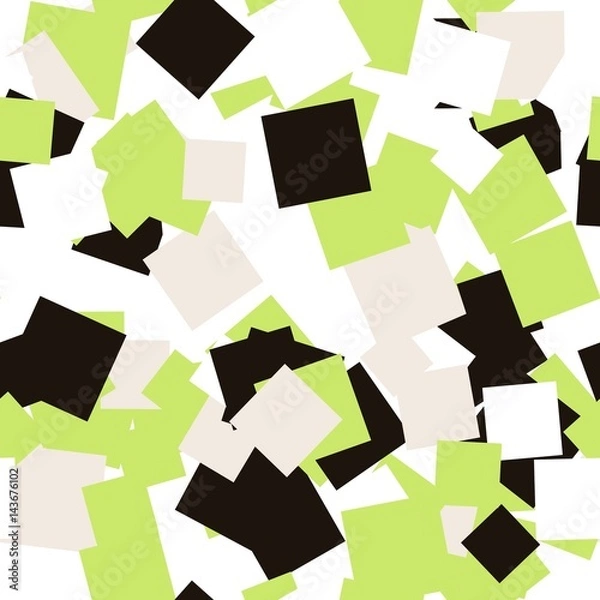 Fototapeta Abstract pattern art background in illustration space geometry.