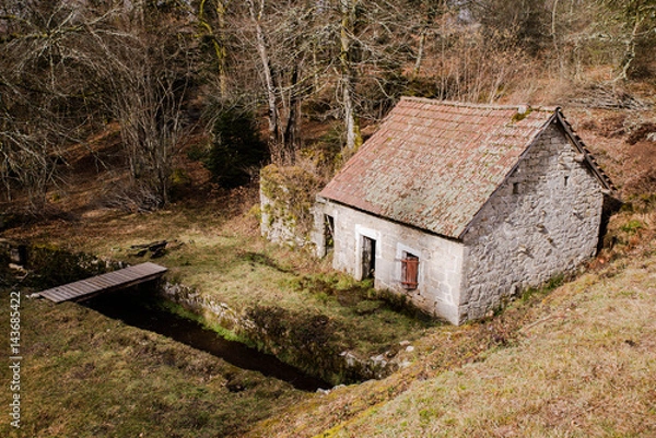 Fototapeta forsaken house