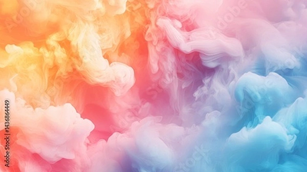 Fototapeta Abstract Colorful Swirls Background Texture