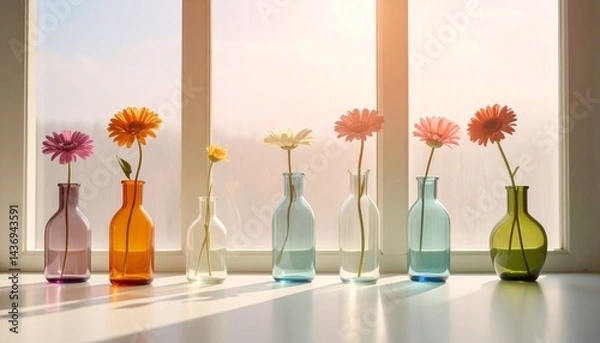 Fototapeta 美しい花のディスプレー