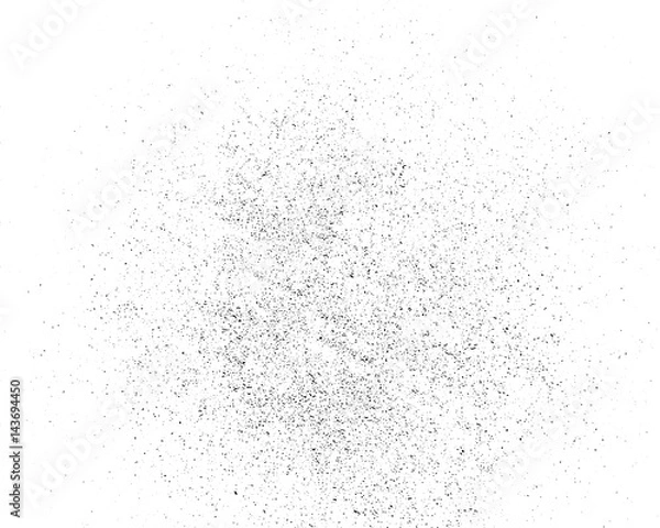 Obraz Grunge monochrome background. Abstract texture on white background, dirt overlay or screen effect use for grunge background vintage style.