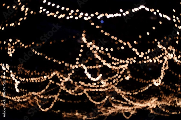 Fototapeta Abstract colorful defocused dot