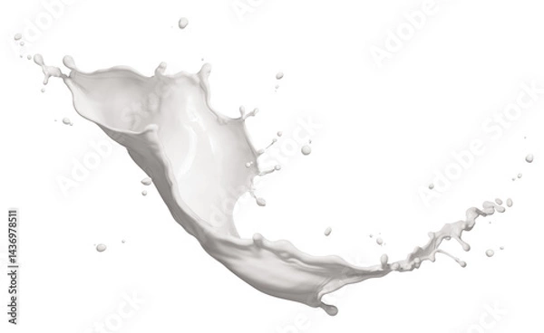 Obraz splashing milk
