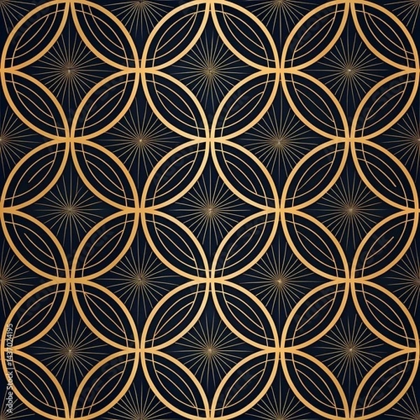 Fototapeta seamless damask pattern