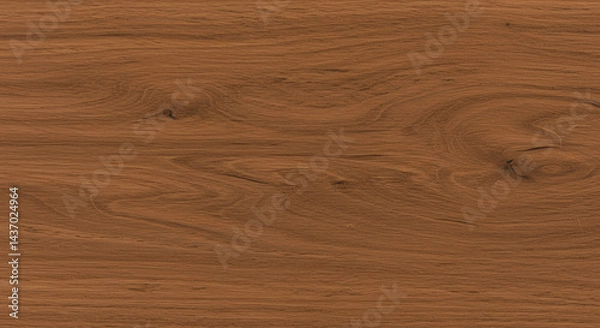 Fototapeta Wood Grain Texture Background with Warm Brown Tone and Natural Patterns