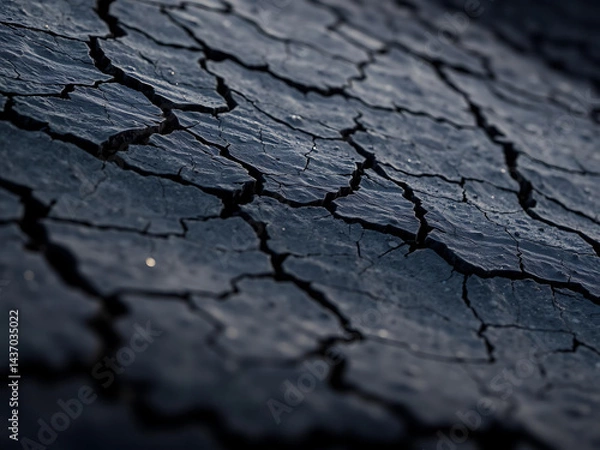 Fototapeta Lava Field Surface