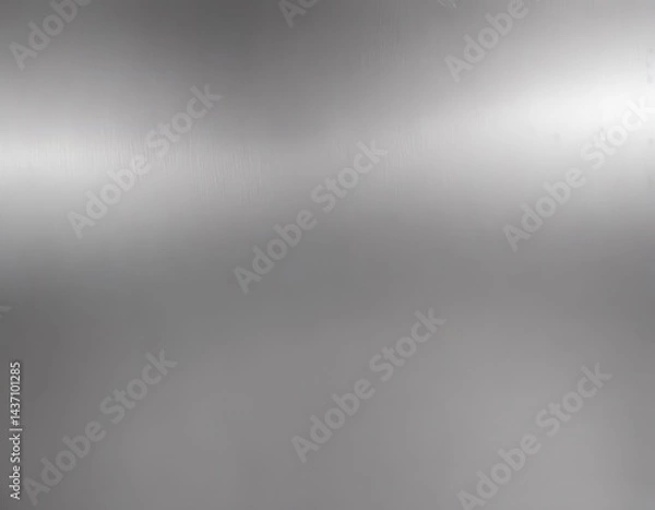 Obraz Subtle brushed silver pattern, sleek metallic shine,  photography,  background,  metallic