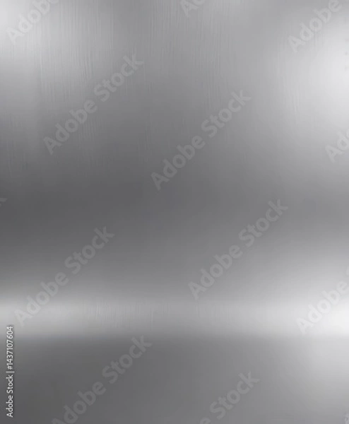 Obraz Modern aluminum backdrop, silver gradient, brushed metal texture , minimal, texture, pattern
