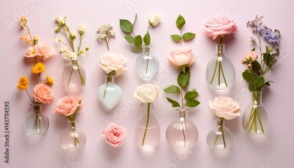 Fototapeta シンプルで美しい花　美しいナチュラルな写真