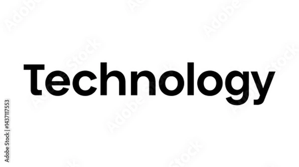 Fototapeta Technology Logo