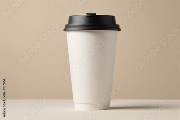 Obraz ペーパーカップ　 モックアップ　サンプルイメージ