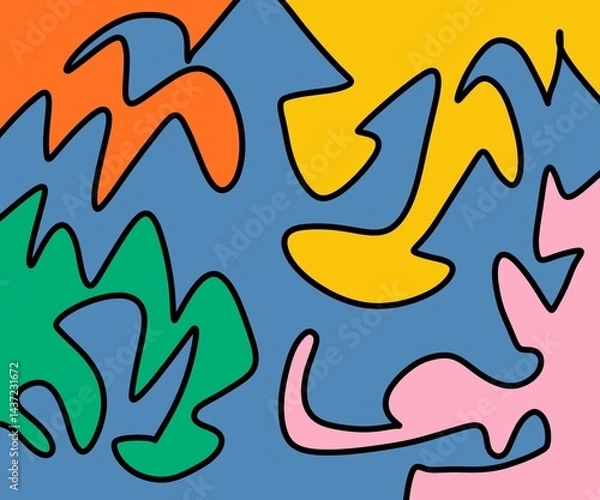 Obraz seamless pattern with fire flames