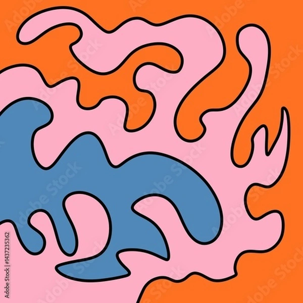 Fototapeta Retro Background Abstract Artwork