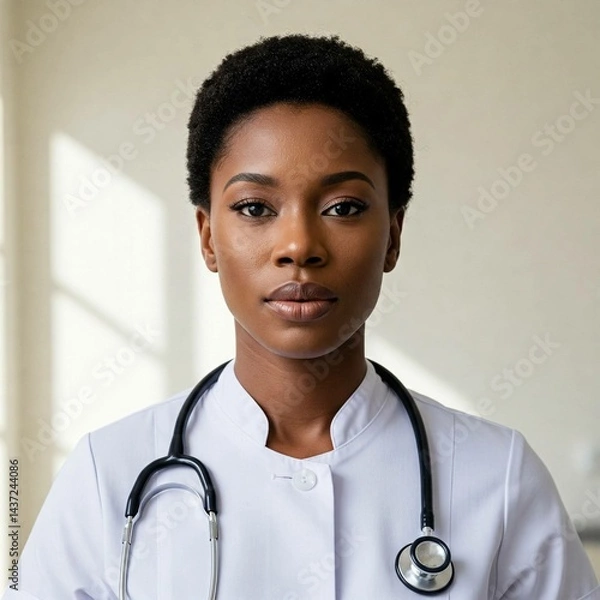 Obraz crna nurse