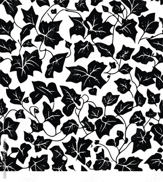 Fototapeta seamless ivy background