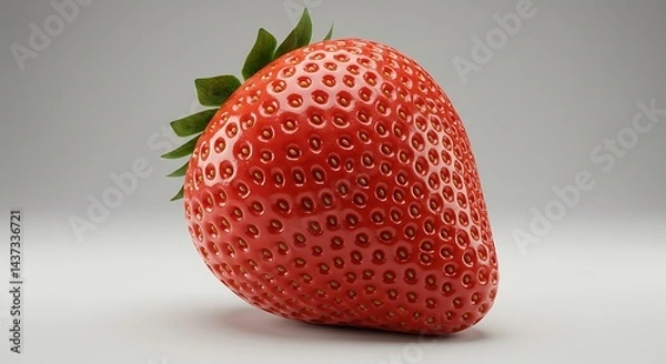 Obraz Ripe Strawberry Freshness Detailed Close-up
