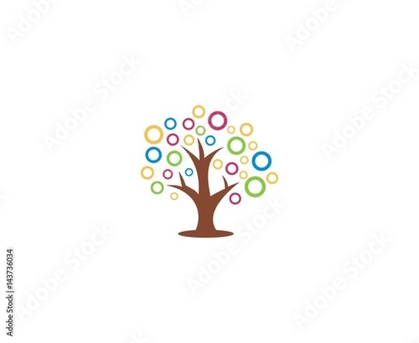 Fototapeta Tree logo