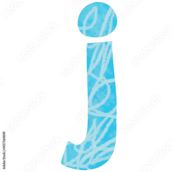 Obraz alphabet little monster concept