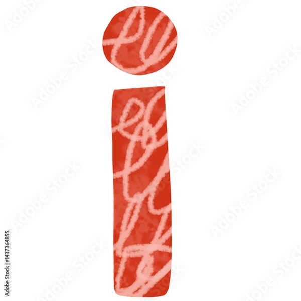 Obraz alphabet little monster concept