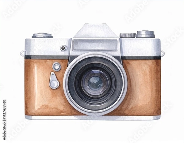 Obraz おしゃれなカメラのイラスト